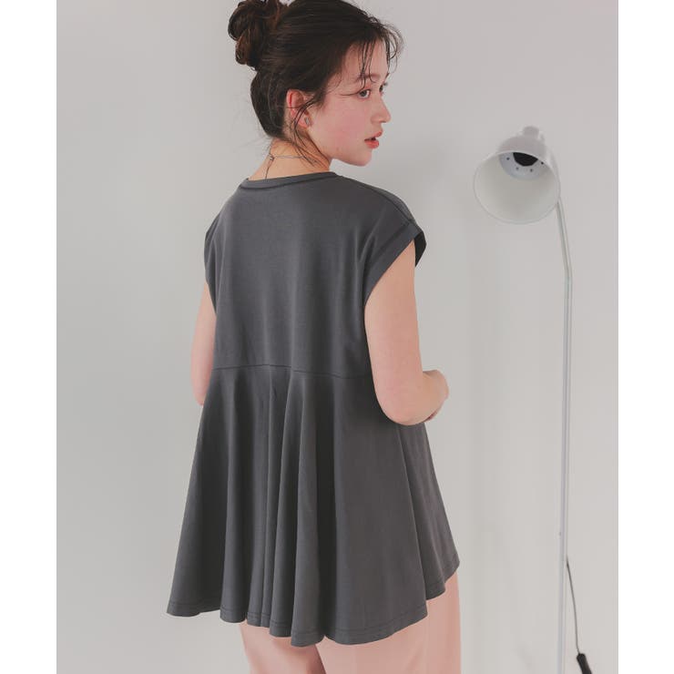 汗染み防止バックフレアTシャツ | titivate | 詳細画像14 