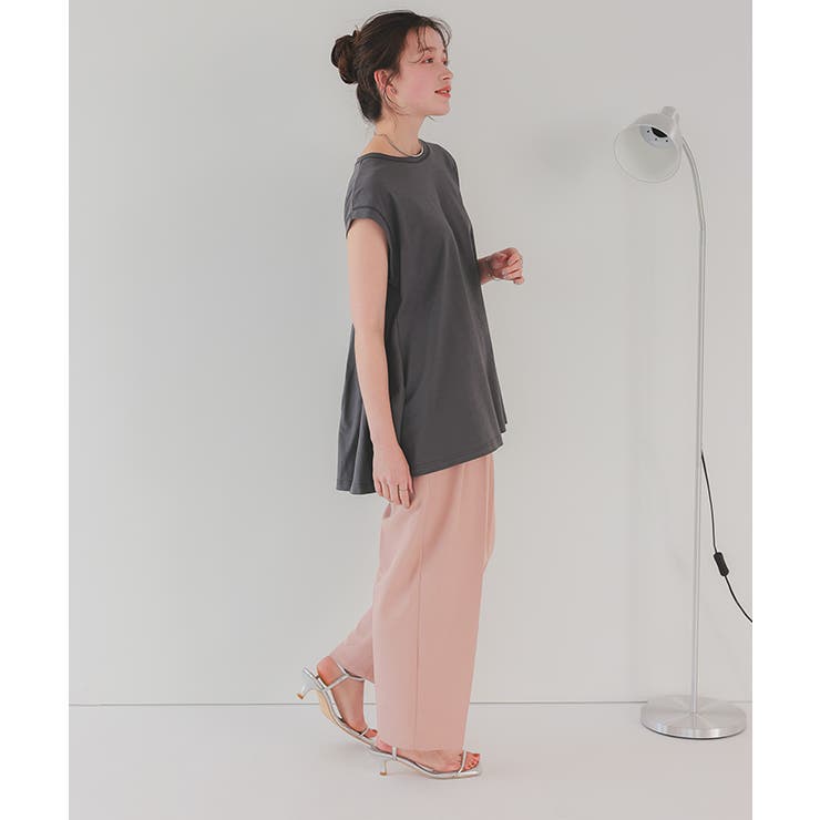 汗染み防止バックフレアTシャツ | titivate | 詳細画像15 