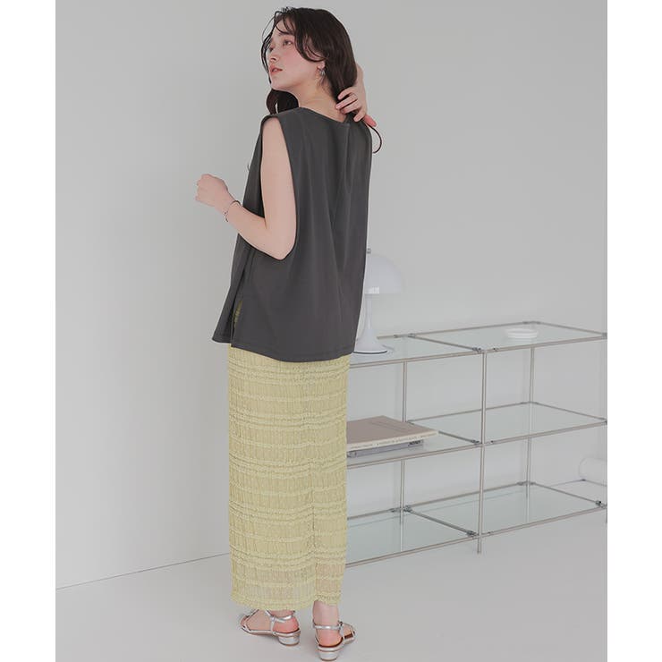 汗染み防止フレンチスリーブTシャツ | titivate | 詳細画像32 