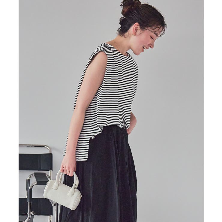 汗染み防止フレンチスリーブTシャツ | titivate | 詳細画像14 