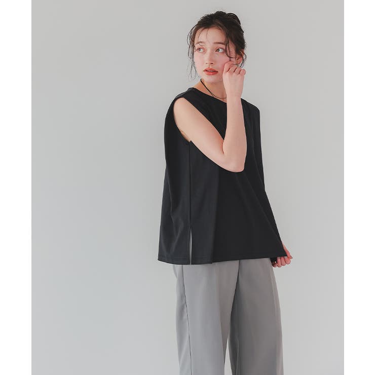 汗染み防止フレンチスリーブTシャツ | titivate | 詳細画像18 