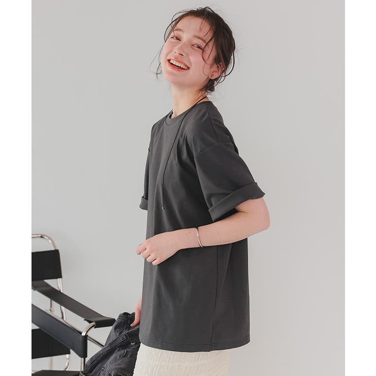 汗染み防止ルーズシルエットTシャツ | titivate | 詳細画像11 