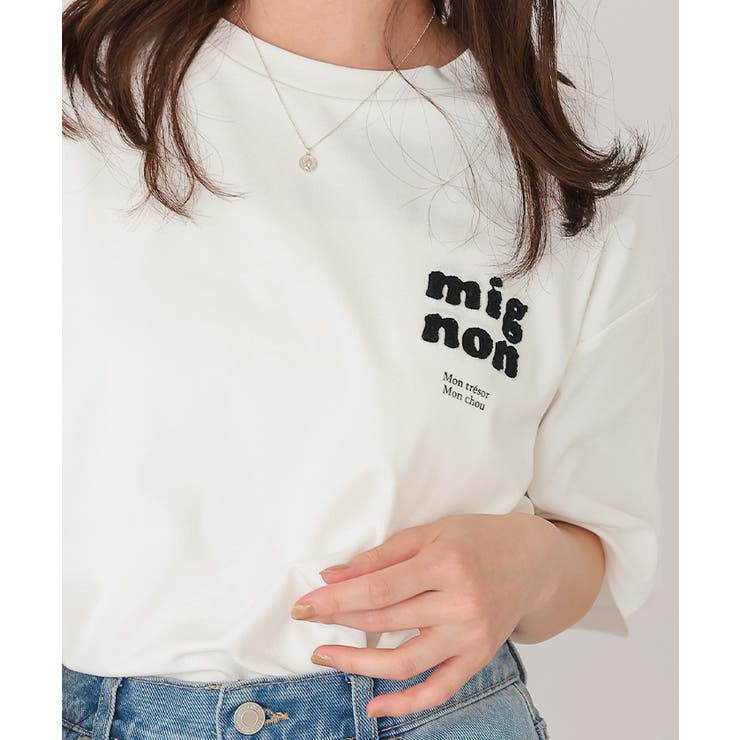 サガラ刺繍Tシャツ | titivate | 詳細画像12 