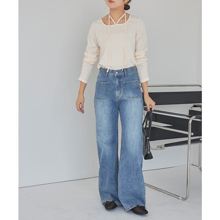 チョーカーデザインリブトップス | titivate | 詳細画像30 