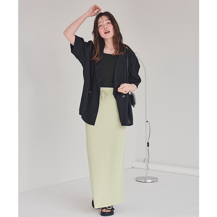 前後2wayデザインリブタンクトップ | titivate | 詳細画像32 