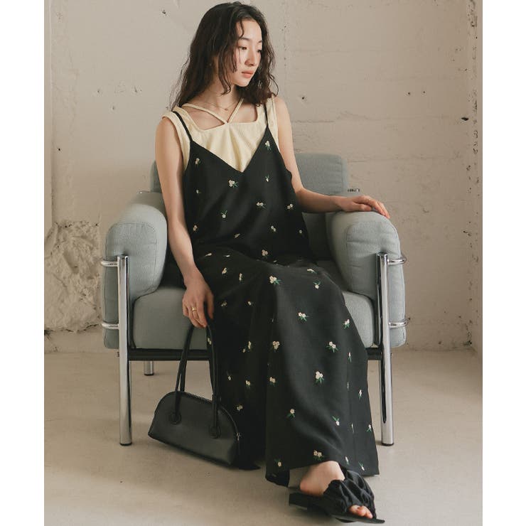 前後2wayデザインリブタンクトップ | titivate | 詳細画像17 