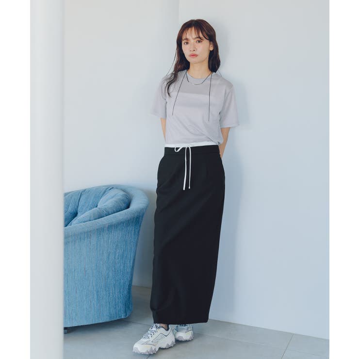 ハーフスリーブシアーカットソートップス | titivate | 詳細画像18 