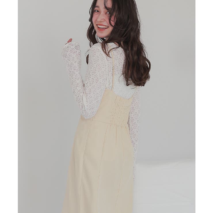 マーメイドラインキャミソールワンピース | titivate | 詳細画像15 