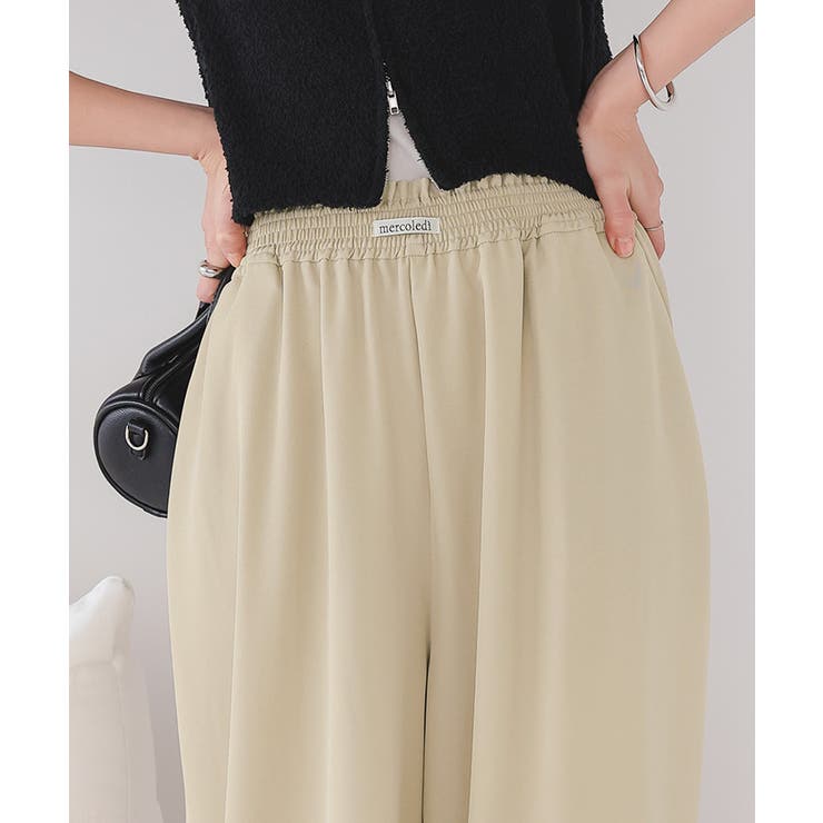 タグ付きリラックスイージーパンツ | titivate | 詳細画像25 