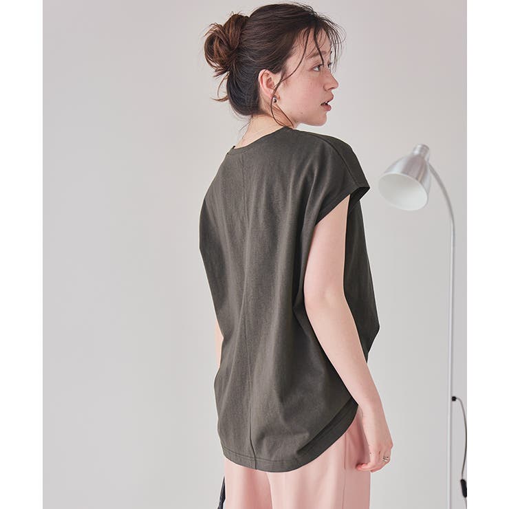 箔プリントフレンチスリーブTシャツ | titivate | 詳細画像23 