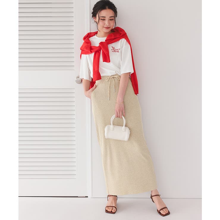 セルフカットリブカットソーIラインスカート | titivate | 詳細画像26 