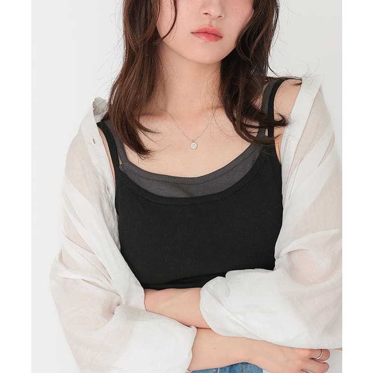 カップ付きレイヤード風キャミソール | titivate | 詳細画像22 