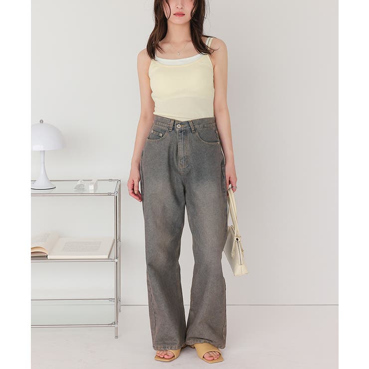 カップ付きレイヤード風キャミソール | titivate | 詳細画像7 