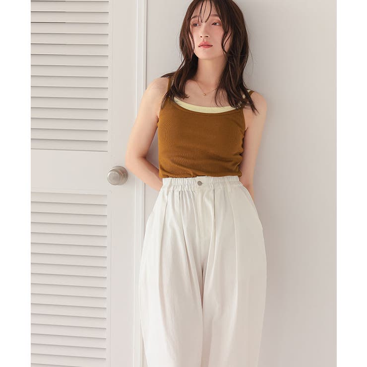 カップ付きレイヤード風キャミソール | titivate | 詳細画像13 