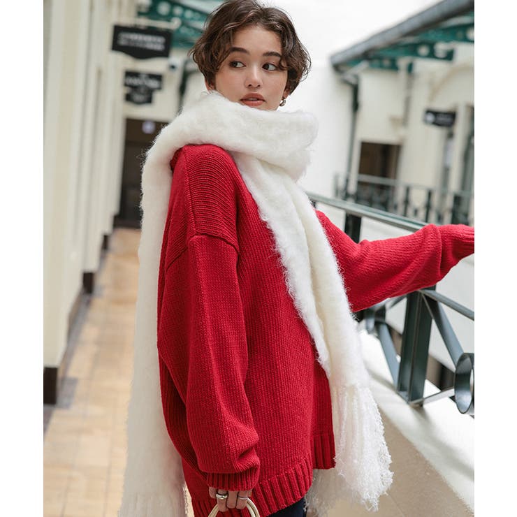 モヘアタッチボリュームマフラー | titivate | 詳細画像18 