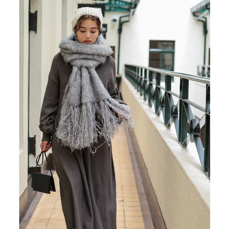 モヘアタッチボリュームマフラー | titivate | 詳細画像30 