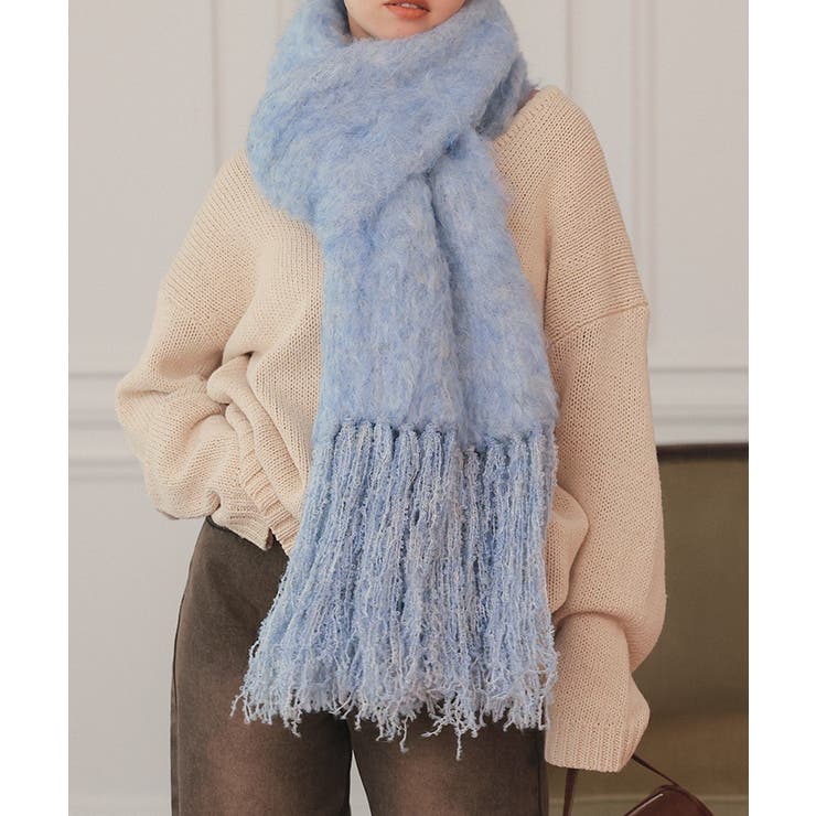 モヘアタッチボリュームマフラー | titivate | 詳細画像4 