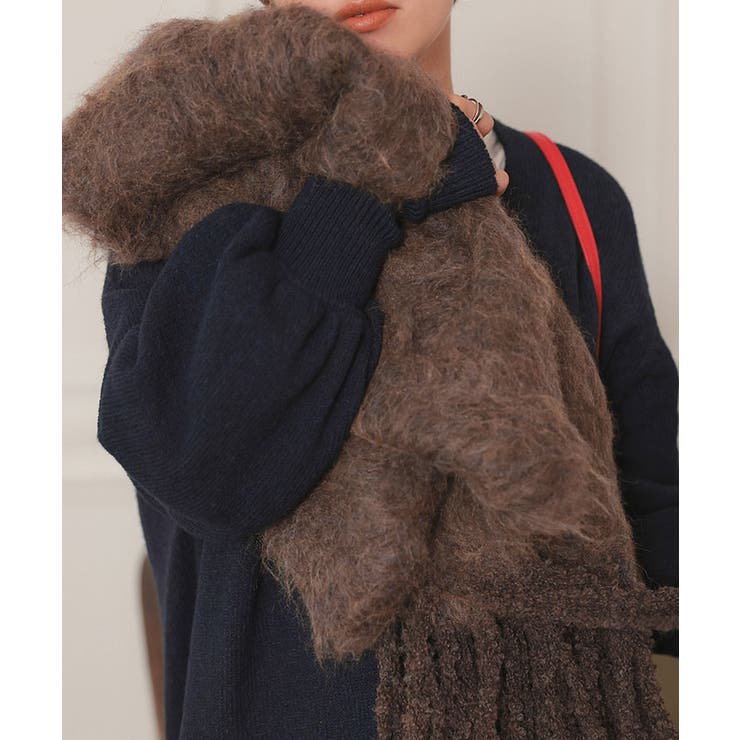 モヘアタッチボリュームマフラー | titivate | 詳細画像9 