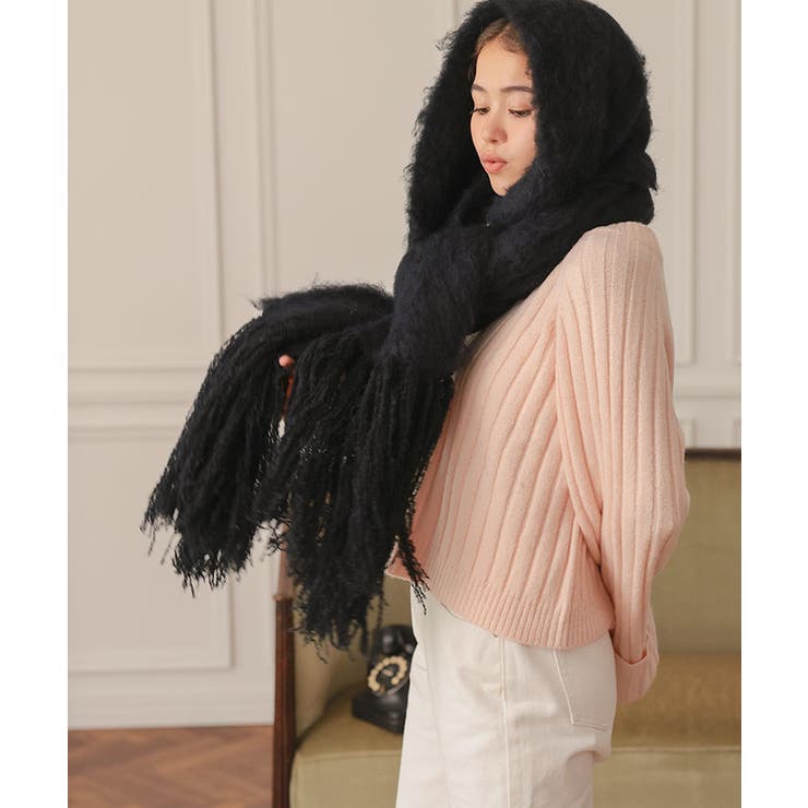 モヘアタッチボリュームマフラー | titivate | 詳細画像15 