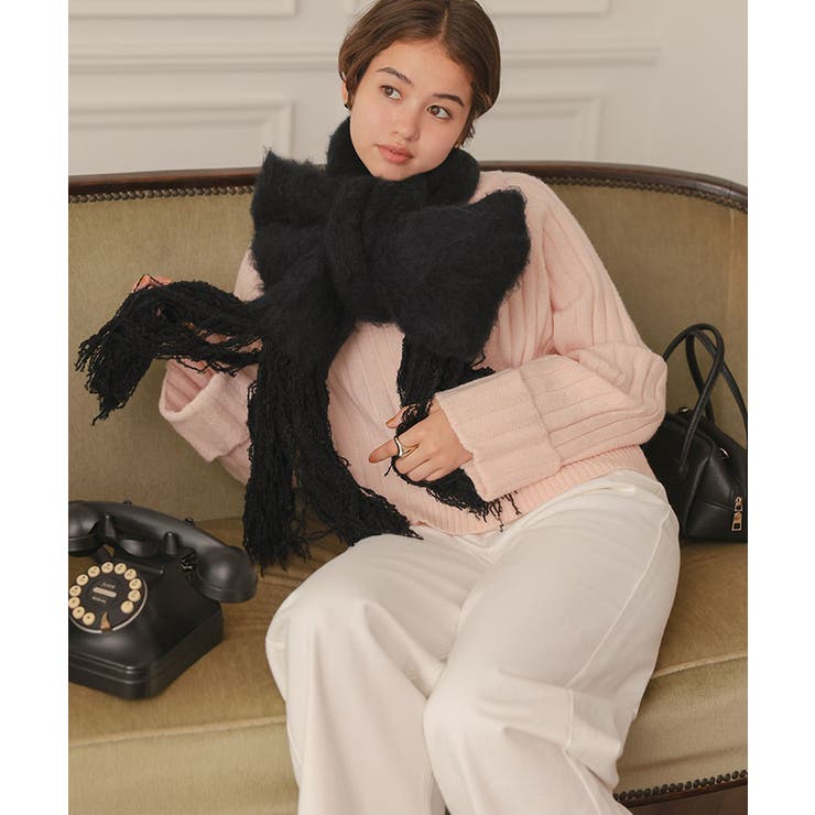 モヘアタッチボリュームマフラー | titivate | 詳細画像16 