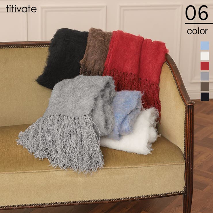 モヘアタッチボリュームマフラー | titivate | 詳細画像1 