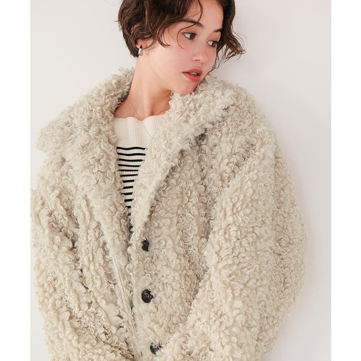 プードルフェイクファージャケット[品番：TV000018298]｜titivate