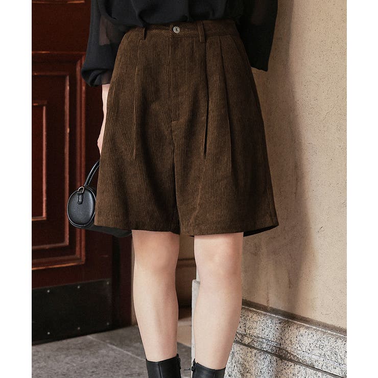 コーデュロイタックショートパンツ | titivate | 詳細画像2 