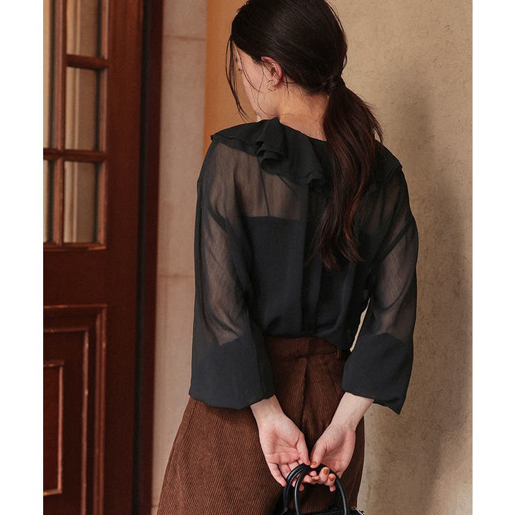 ラッフルフリルシアーブラウス | titivate | 詳細画像27 