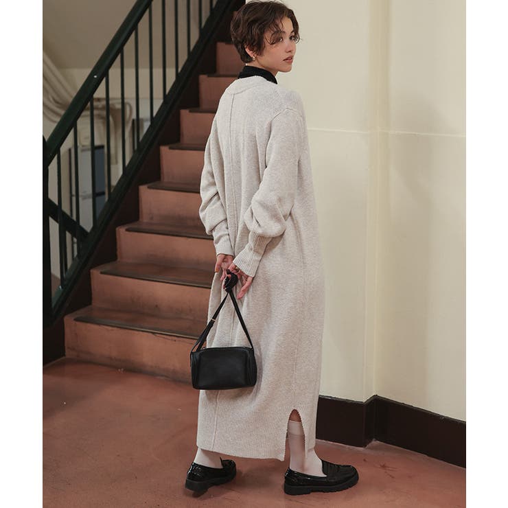 ウェーブネックニットワンピース | titivate | 詳細画像23 