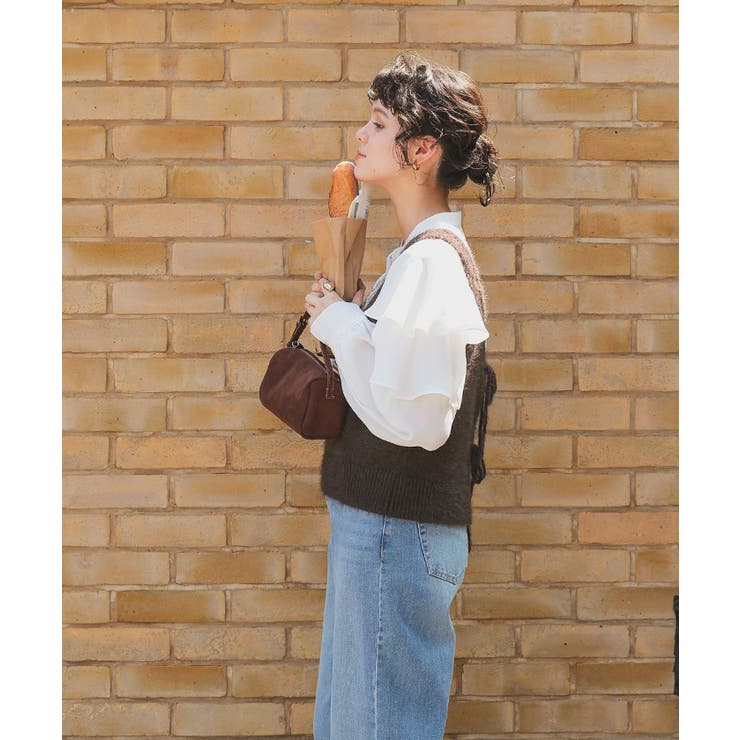 スリーブフレアデザインギャザーブラウス | titivate | 詳細画像7 