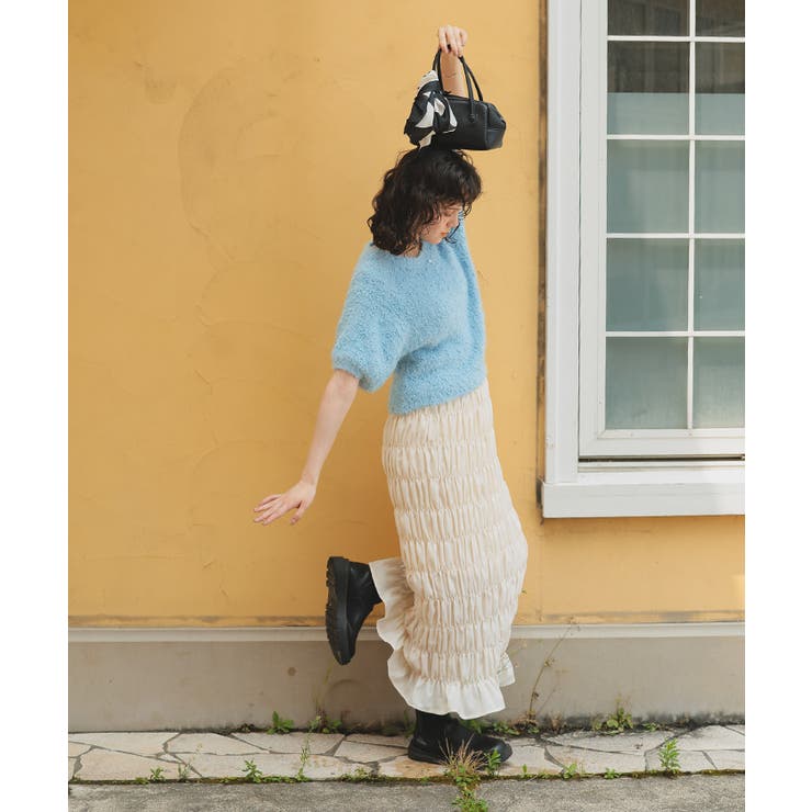 ポコポコシャギー半袖ニット | titivate | 詳細画像21 