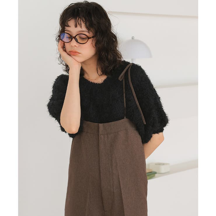 ポコポコシャギー半袖ニット | titivate | 詳細画像16 