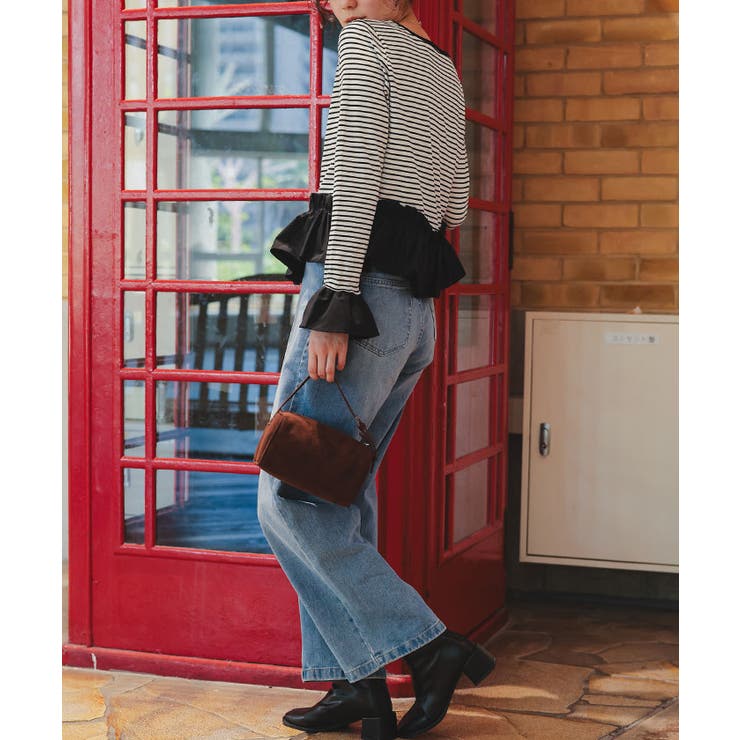 裾フリルデザインロングスリーブTシャツ | titivate | 詳細画像5 