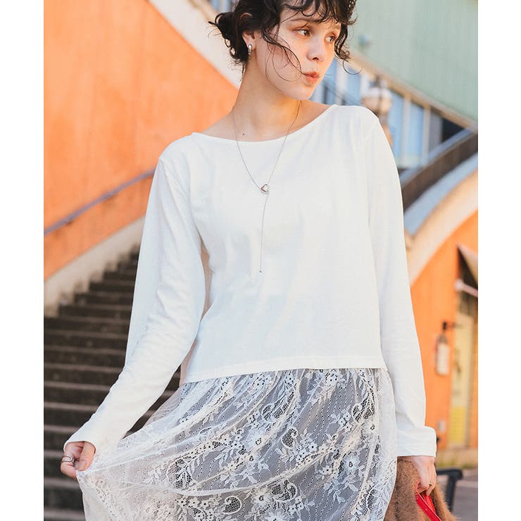 レースドッキングワンピース | titivate | 詳細画像5 