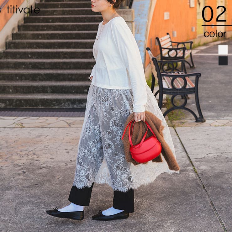 レースドッキングワンピース | titivate | 詳細画像1 