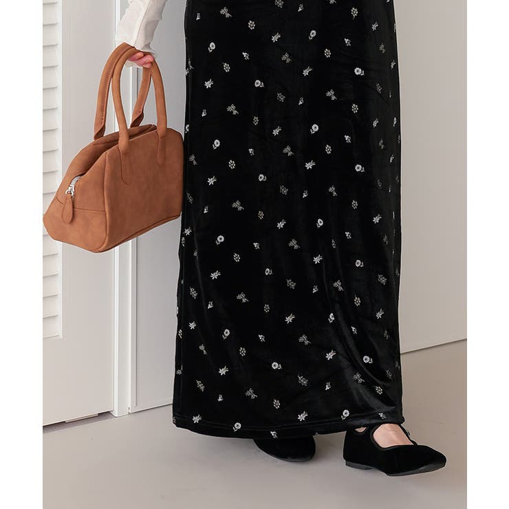 前後2wayベロアキャミソールワンピース | titivate | 詳細画像25 