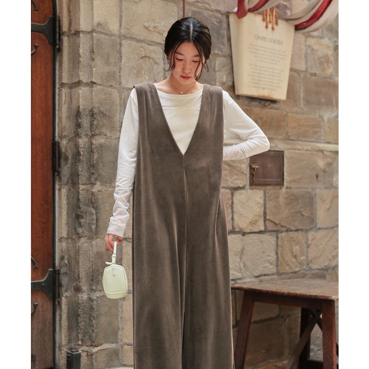 前後2wayベロアオールインワン | titivate | 詳細画像14 