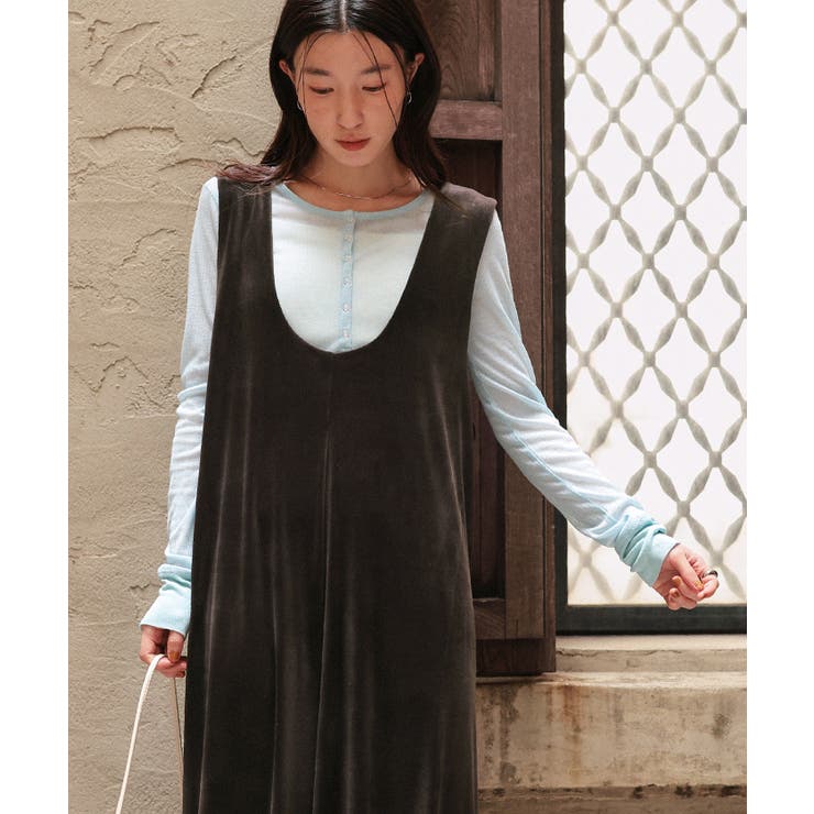 前後2wayベロアオールインワン | titivate | 詳細画像20 