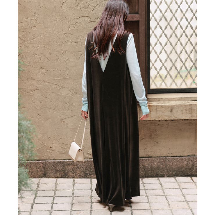 前後2wayベロアオールインワン | titivate | 詳細画像21 