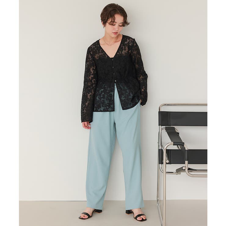 撥水ストレートイージーパンツ | titivate | 詳細画像22 