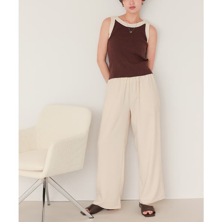 撥水ストレートイージーパンツ | titivate | 詳細画像25 