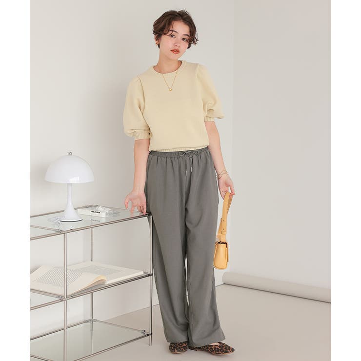 撥水ストレートイージーパンツ | titivate | 詳細画像13 