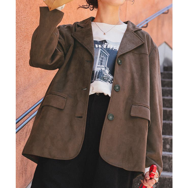 フェイクスエードジャケット | titivate | 詳細画像3 