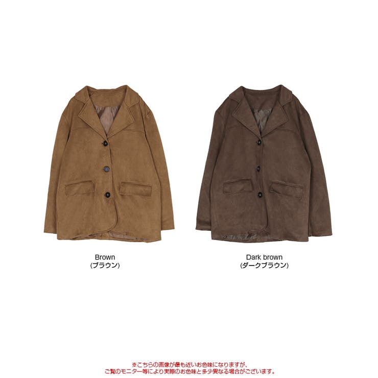 フェイクスエードジャケット | titivate | 詳細画像4 