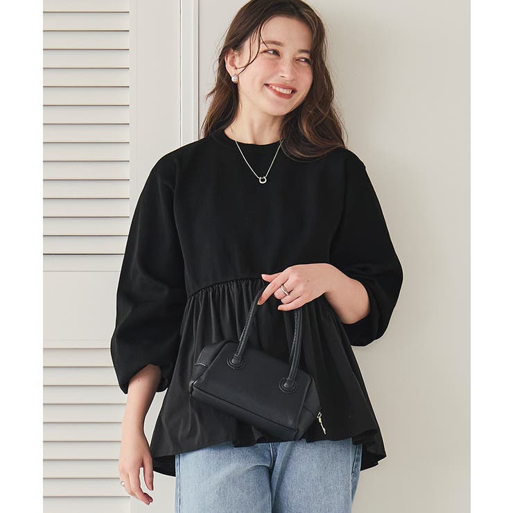 ペプラムドッキングニットプルオーバー | titivate | 詳細画像20 