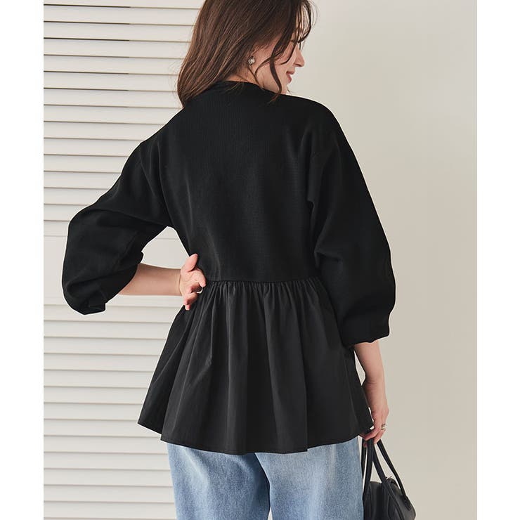 ペプラムドッキングニットプルオーバー | titivate | 詳細画像22 