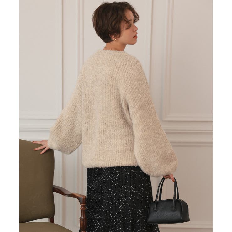 ゆったりルーズブークレーニットトップス/チュニック | titivate | 詳細画像27 