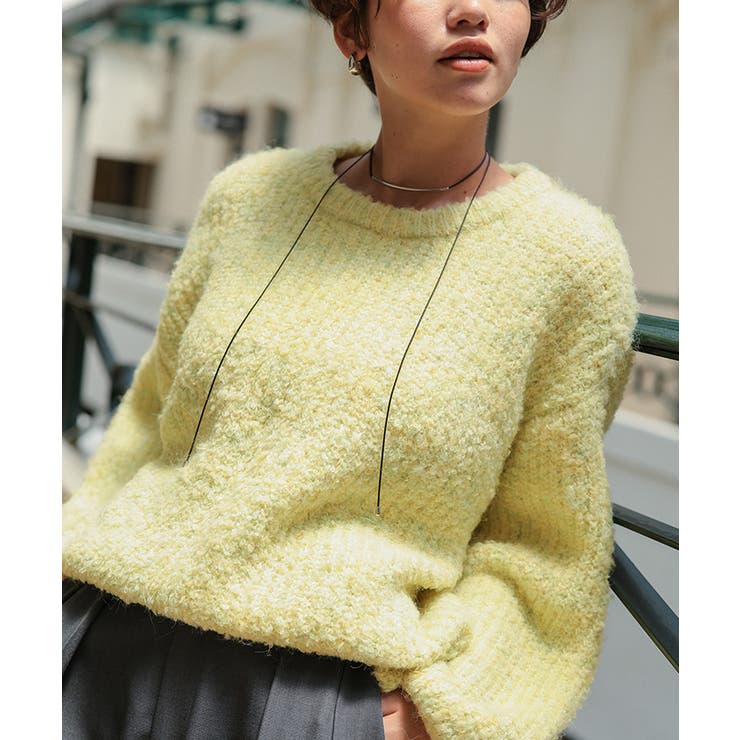 ゆったりルーズブークレーニットトップス/チュニック | titivate | 詳細画像10 