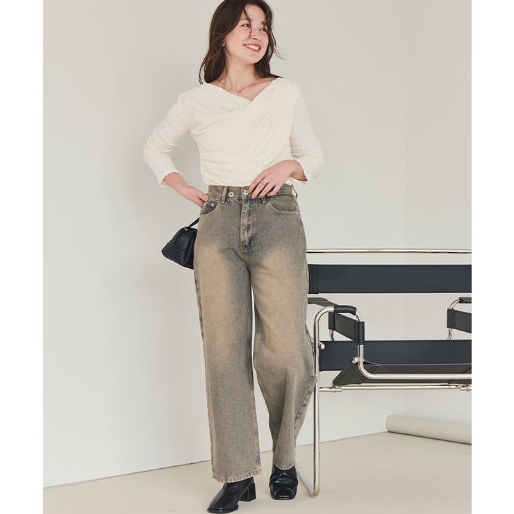 ドレープデザインロングスリーブトップス | titivate | 詳細画像22 