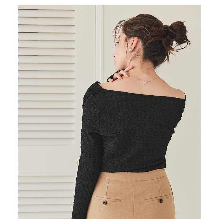 ドレープデザインロングスリーブトップス | titivate | 詳細画像34 